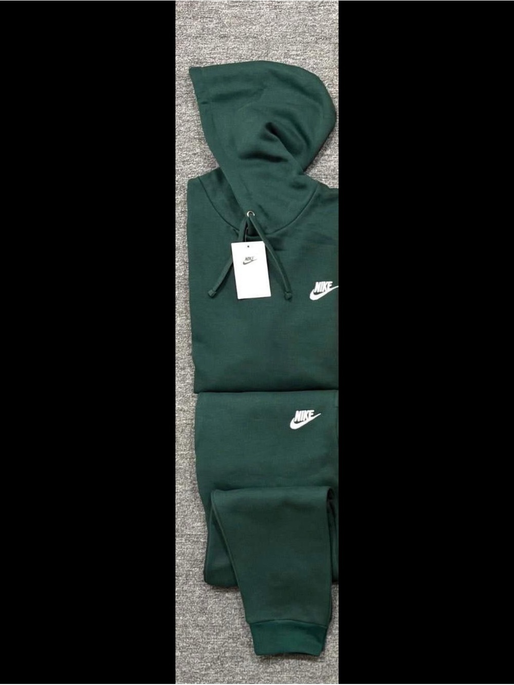 green nike tracksuit